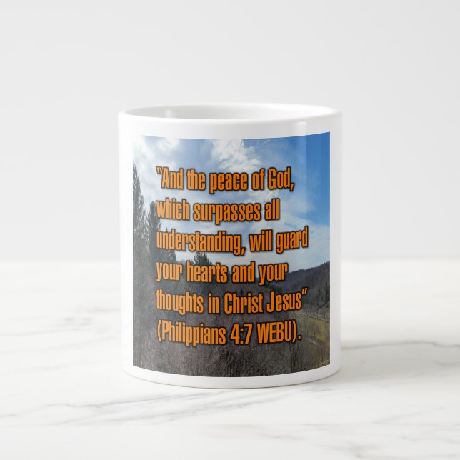 Taza De Café Gigante Filipinas 4:7 WEBU Mug (Frente)