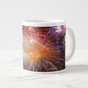 Taza De Café Gigante Final de fuegos artificiales