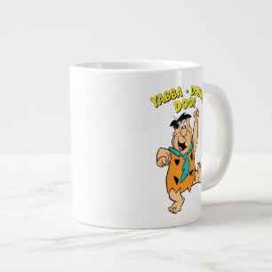 Taza De Café Gigante ¡Flintstone Yabba-Dabba Doo de Fred!