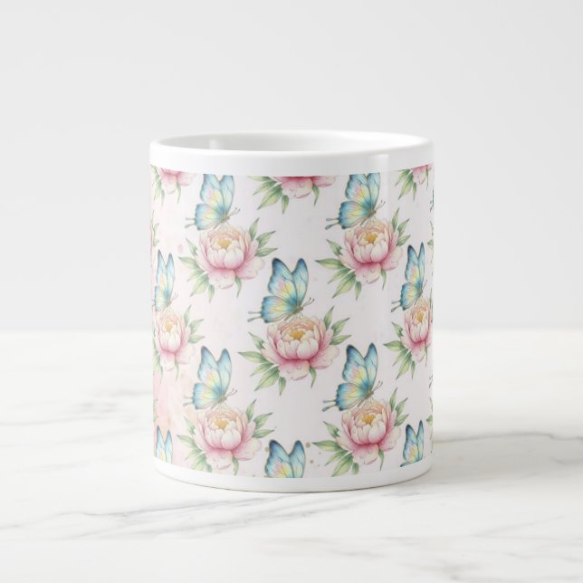 Taza De Café Gigante Flor (Frente)