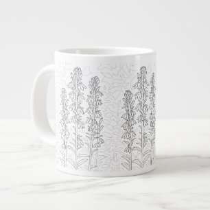 Taza De Café Gigante Flor cardinal - Lobelia cardinalis - Nativo