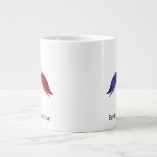 Taza De Café Gigante Flor de Lis