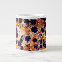 Flor de margarita amarilla estampado floral arte d
