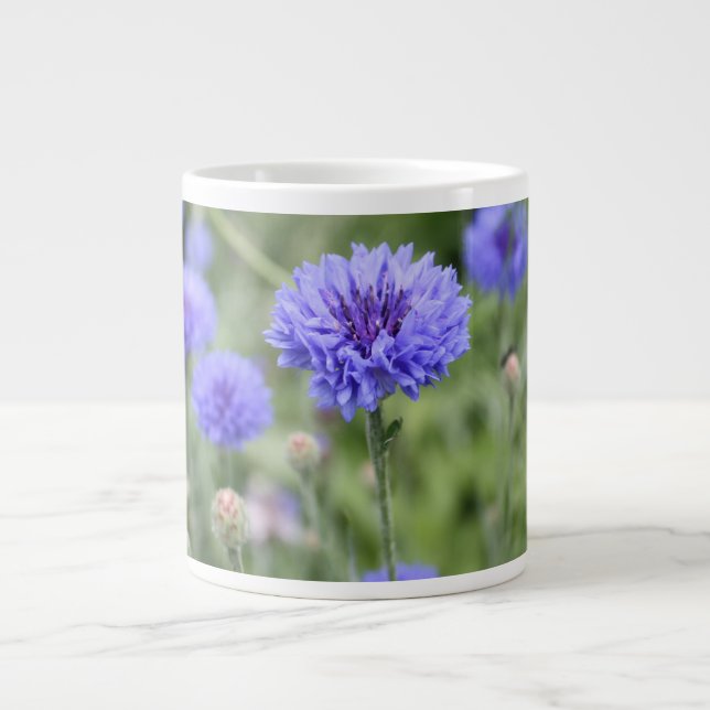 Taza De Café Gigante Flor Jumbo Mug (Frente)