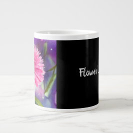 Taza De Café Gigante Flor morada