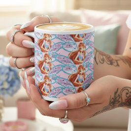 Taza De Café Gigante Floración