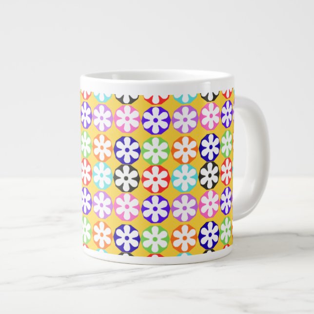 Taza De Café Gigante floral (Derecha)