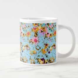 Taza De Café Gigante floral