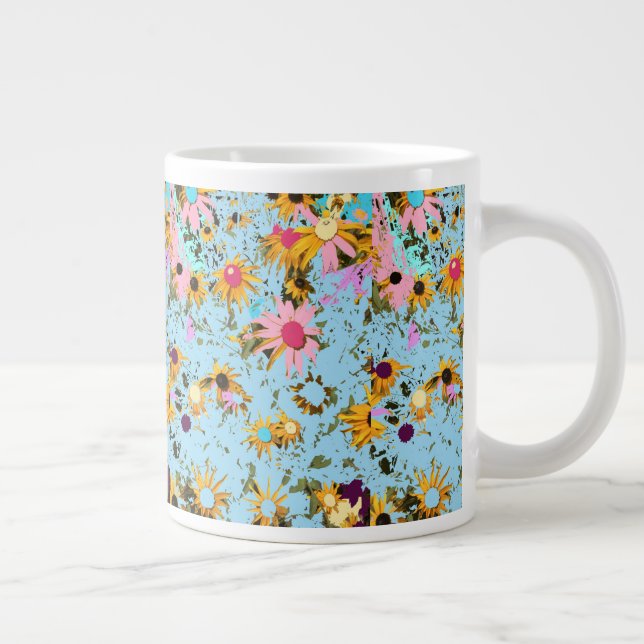 Taza De Café Gigante floral (Derecha)