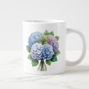Taza De Café Gigante Floral