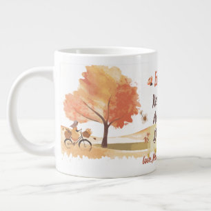 Taza De Café Gigante Florece Donde Estás Plantada Chica de Regreso a