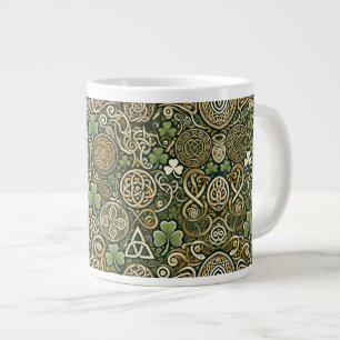Taza De Café Gigante Florecer Celta