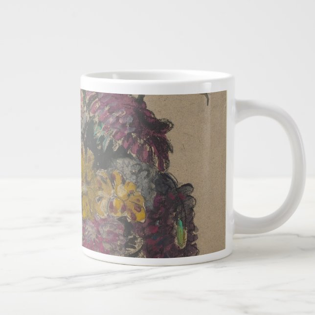 Taza De Café Gigante Flores| 1843 (Derecha)