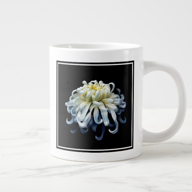 Taza De Café Gigante Flores | Crisantemo blanco (Derecha)