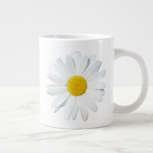Taza De Café Gigante Flores Daisy único