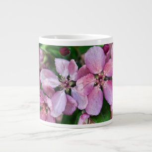Taza De Café Gigante Flores de arce rosado