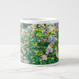 Taza De Café Gigante Flores de bonito de época ilustracion de flores de