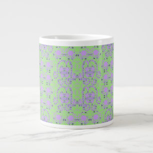 Taza De Café Gigante Flores De Bulbo Y Flores De Copa De Ramas