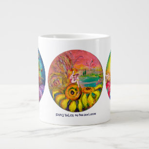 Taza De Café Gigante FLORES DE FLORES MÁGICOS Fantasía