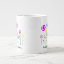 Flores de signos de paz