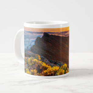 Taza De Café Gigante Flores Islas Canarias, España