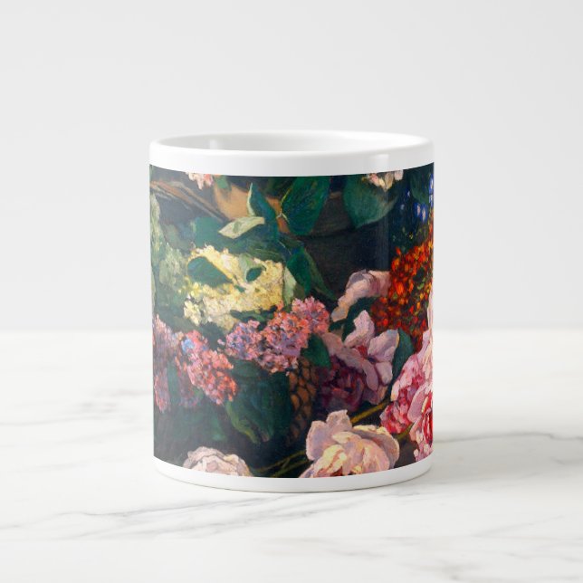 Taza De Café Gigante Flores Monet Spring (Frente)