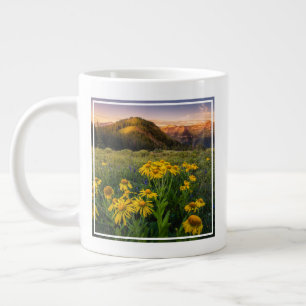 Taza De Café Gigante Flores Mountain Meadow Crested Butte Colorado