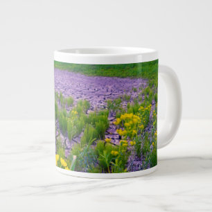 Taza De Café Gigante Flores North Dakota Red River Valley