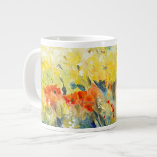 Taza De Café Gigante Flores Sway II