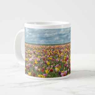 Taza De Café Gigante Flores Tulips Willamette Valley Oregon