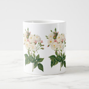 Taza De Café Gigante Flores Vintage Floral Rubor Rosa Noisette Redoute