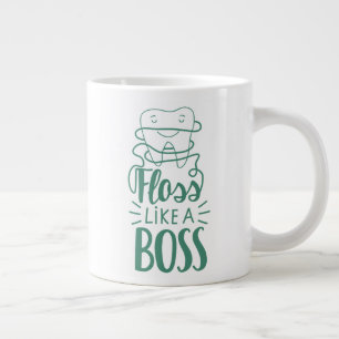 Taza De Café Gigante Floss Como un jefe