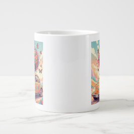 Taza De Café Gigante Flower Power Ride Mug