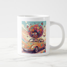 Taza De Café Gigante Flower Power Ride Specialty Mug