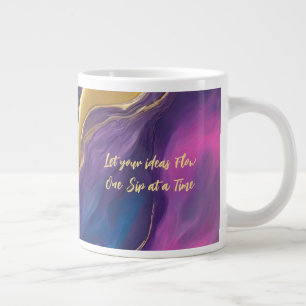 Taza De Café Gigante Flujo abstracto Art-Motivacional-