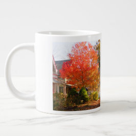 Taza De Café Gigante Foliage otoñal en roble azul - Viñero de Martha