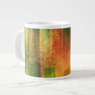 Taza De Café Gigante fondo abstracto de la acuarela del arte en el