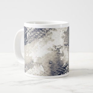 Taza De Café Gigante Fondo abstracto del grunge. Acuarela, tinta