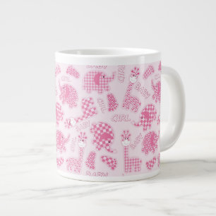 Taza De Café Gigante fondo de la niña