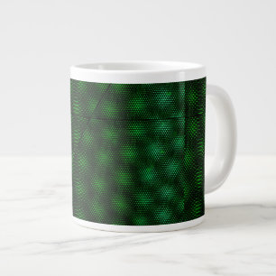 Taza De Café Gigante Fondo verde abstracto