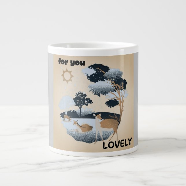 Taza De Café Gigante For animals lover (Frente)