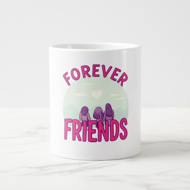 Taza De Café Gigante Forever Friends (Frente)