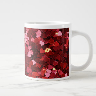 Taza De Café Gigante Formas para el corazón Textura-20622