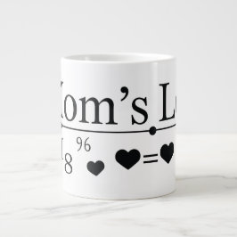 Taza De Café Gigante Fórmula de amor de mamá 02