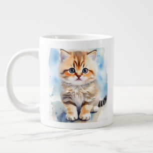 Taza De Café Gigante Foto de gato adorable