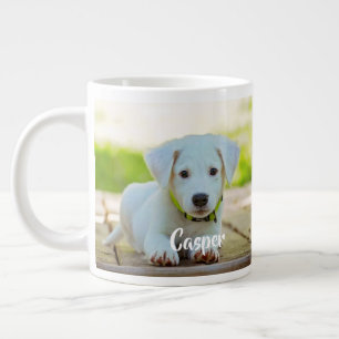 Taza De Café Gigante Foto de mascota personalizada