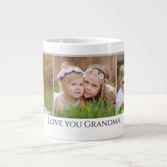 Taza De Café Gigante Foto de Mug para la abuela (Frente)