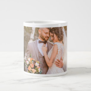 Taza De Café Gigante Foto de pareja personalizada