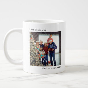 Taza De Café Gigante Foto de Personalizado de Navidades de máquina de e