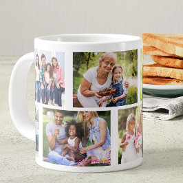 Taza De Café Gigante Foto de Trendy 8 Picture Masonry Grid White Photo